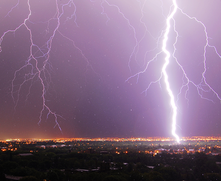 lightening storm